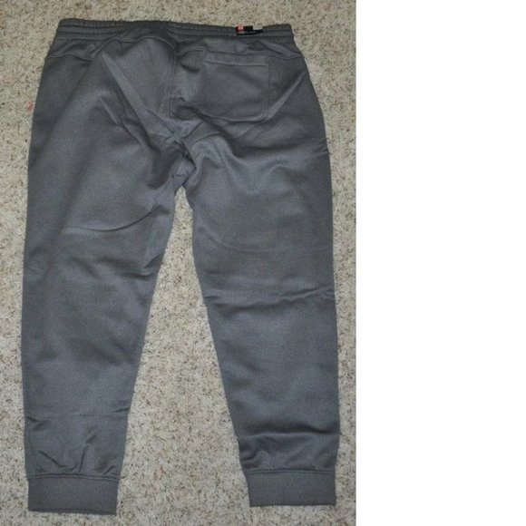 Mens Under Armour Joggers Sweatpants 3XL Gray Fleece Lined Storm Elastic Waist - Picture 3 of 5